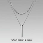 PENDRA Cuban Wheat Pendant Necklace