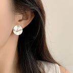 PENDRA Sterling Silver Studs Earrings