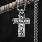 PENDRA Death Saves Skull Steel Necklace