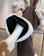 PENDRA Corduroy Splicing Lamb Pants