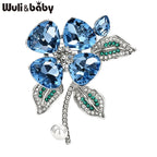 PENDRA Crystelle Crystal Flower Brooch