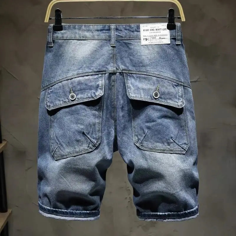 PENDRA Washed Distressed Ripped Pants
