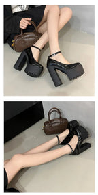 PENDRA White Nightclub Bar Shoes