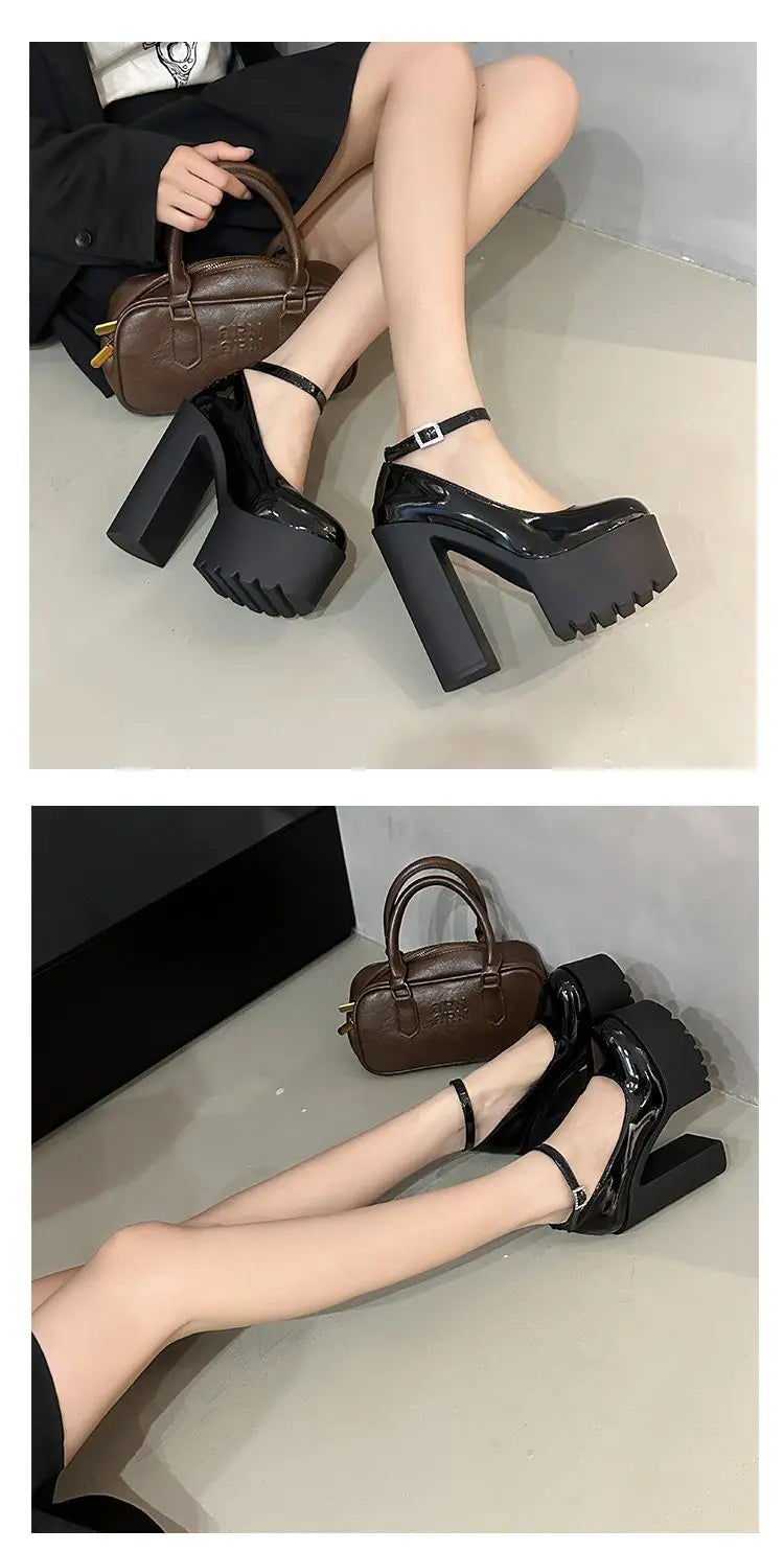 PENDRA White Nightclub Bar Shoes