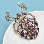 PENDRA Noctis Rhinestone Spider Brooch