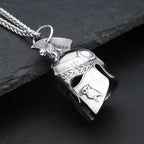 PENDRA Spartanhelm 3D Stainless Steel Spartan Helmet Pendant