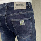 New Harajuku Fashion Trendy Spring Autumn Slim Fit Casual Jeans for Men Vintage Tapered Pencil Pants Stretch Boyfriend Jeans