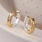 PENDRA Hoop Sterling Silver 4 Earrings
