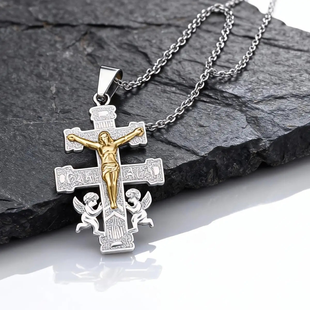 PENDRA Cross Orthodox Pendant Necklace
