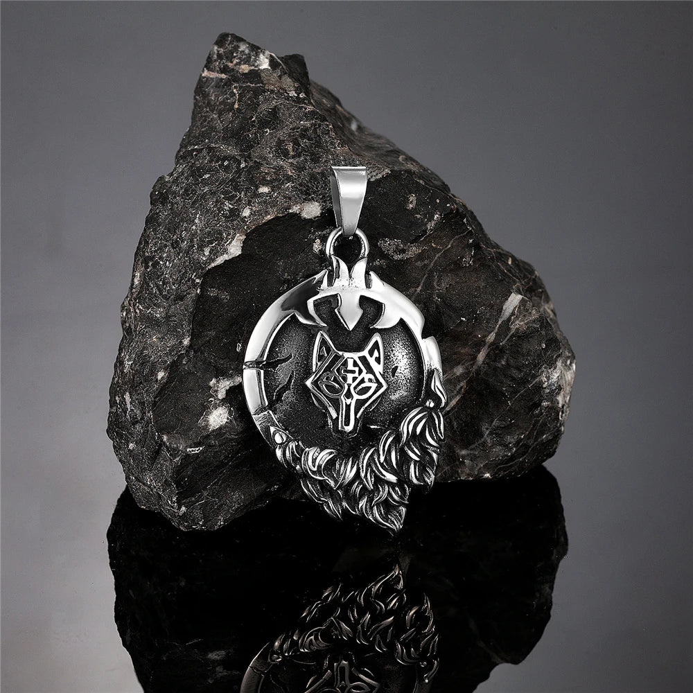 PENDRA Wolf Norse Punk Necklace