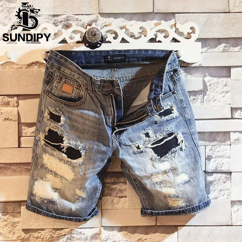 PENDRA Wholesale Ripped Hole Shorts