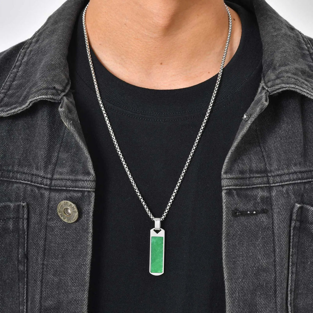 PENDRA Stone Natural Pendant Necklace