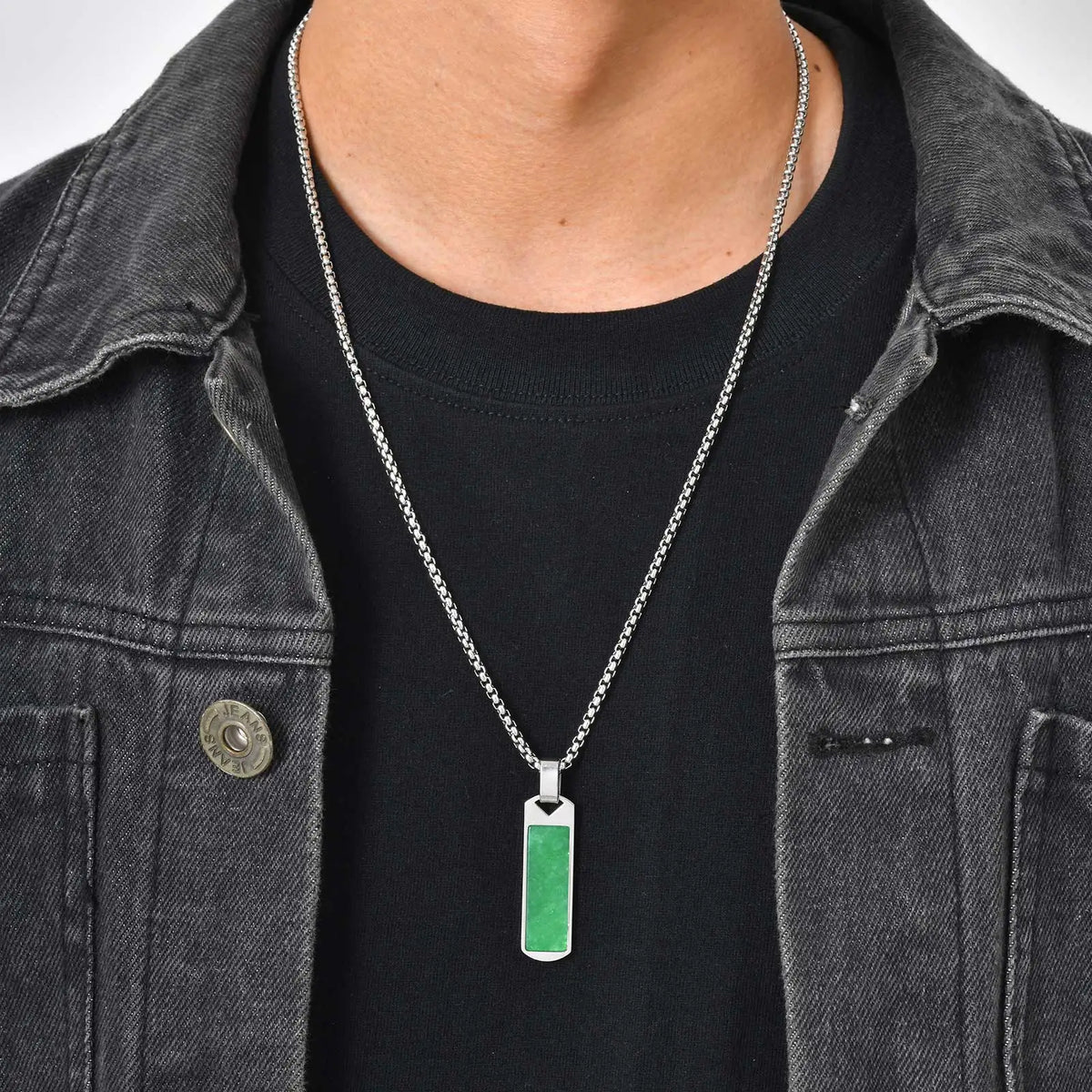 PENDRA Stone Natural Pendant Necklace