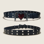PENDRA Koraellea Leather Eyelet Gothic Belt