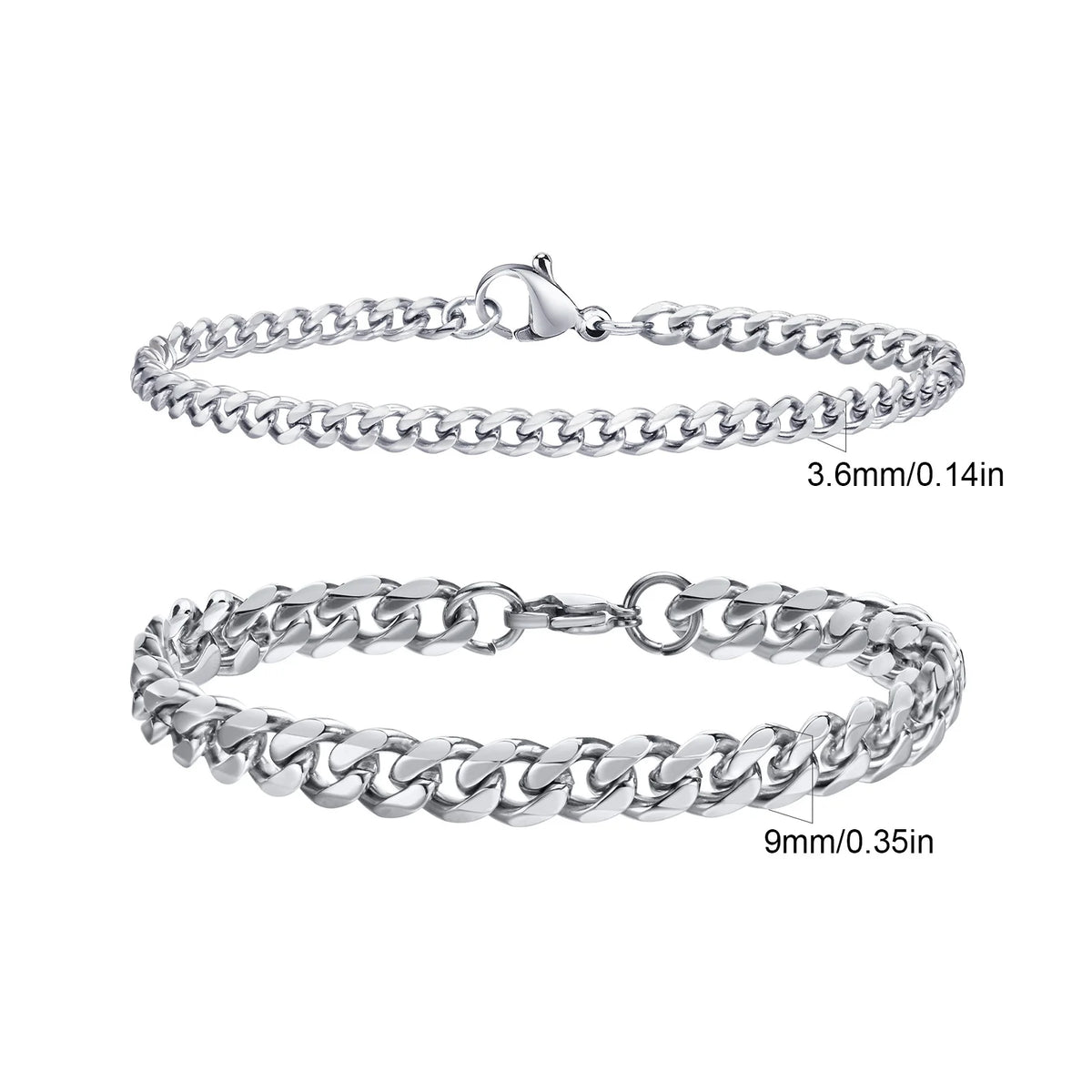 PENDRA Cuban Black Bracelet