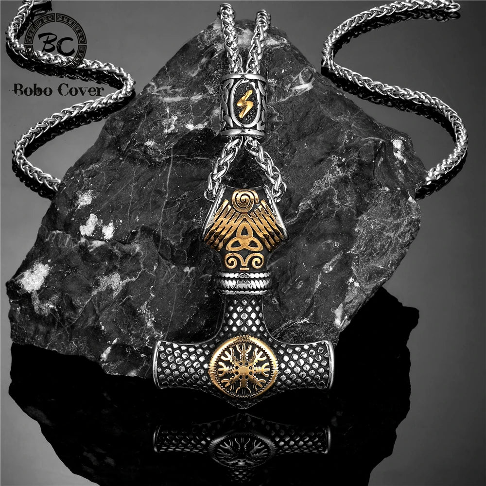 PENDRA Beaded Norse Necklace