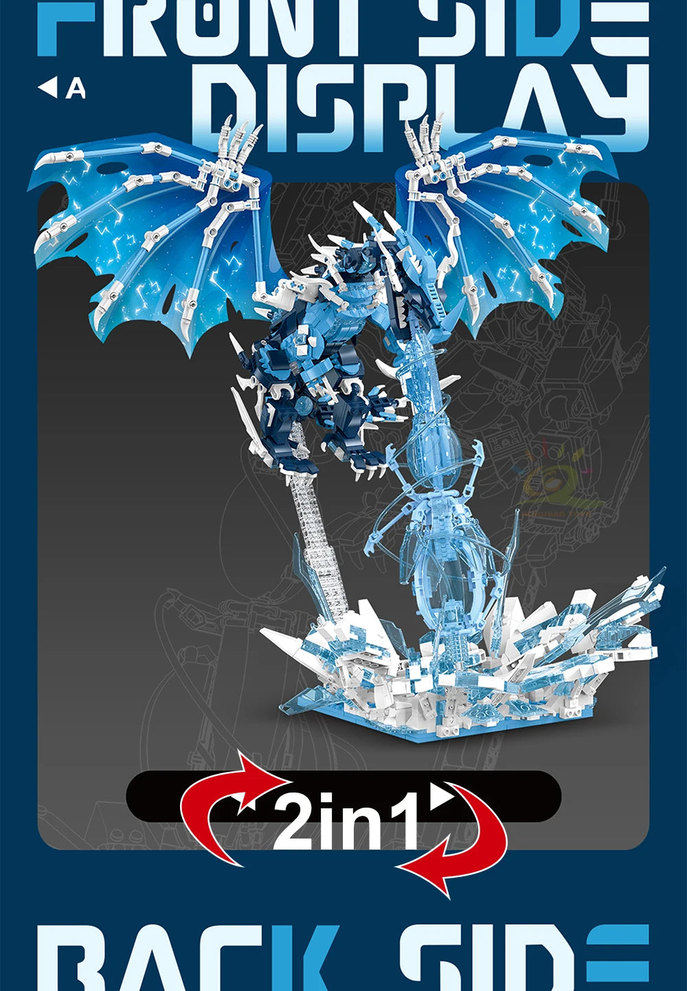PENDRA ICE Frie Dragon Building Set