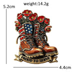 PENDRA America's 250th Independence Day Brooch