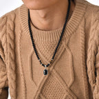PENDRA Square Beaded Beaded Necklace