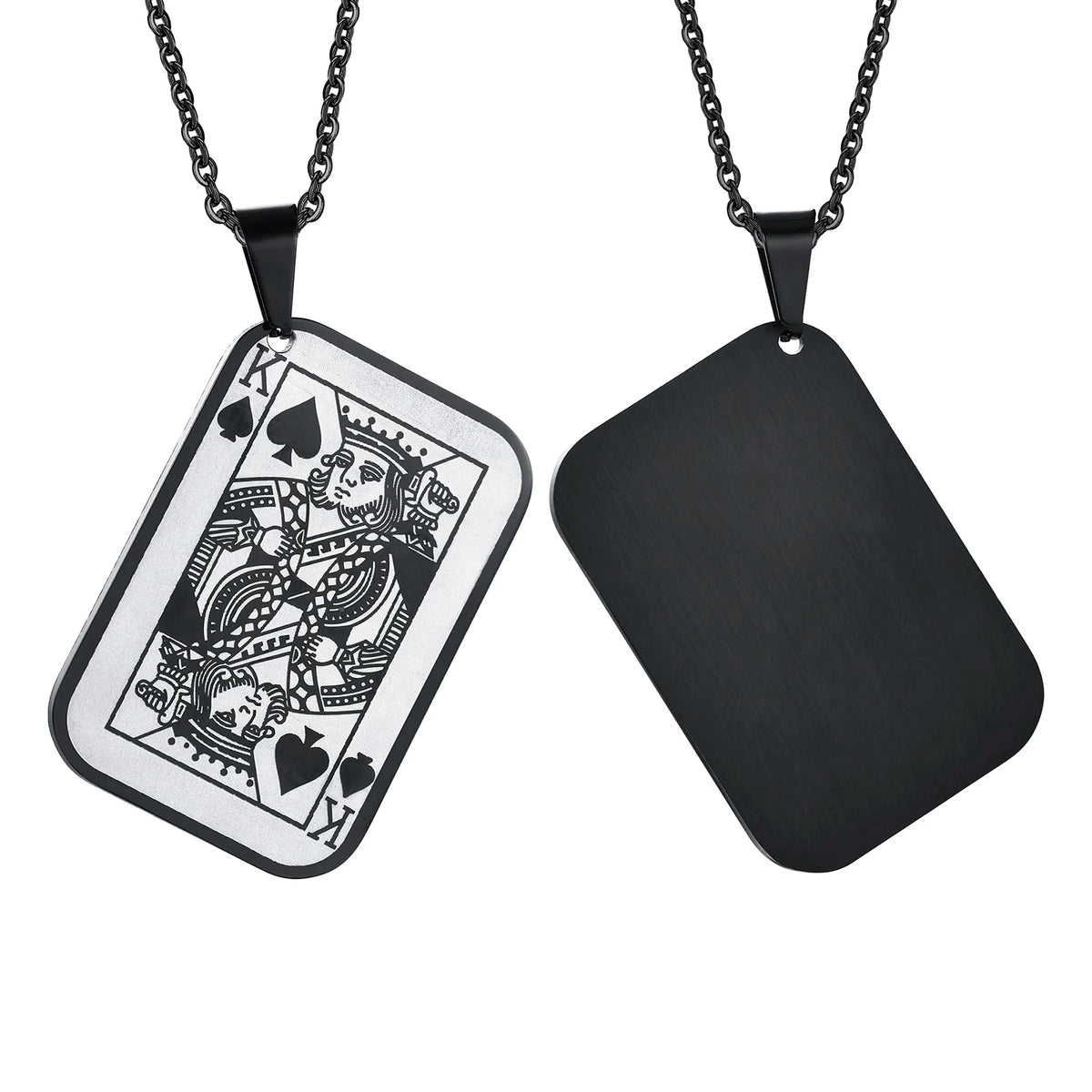 PENDRA King Hearts Pendant Necklace