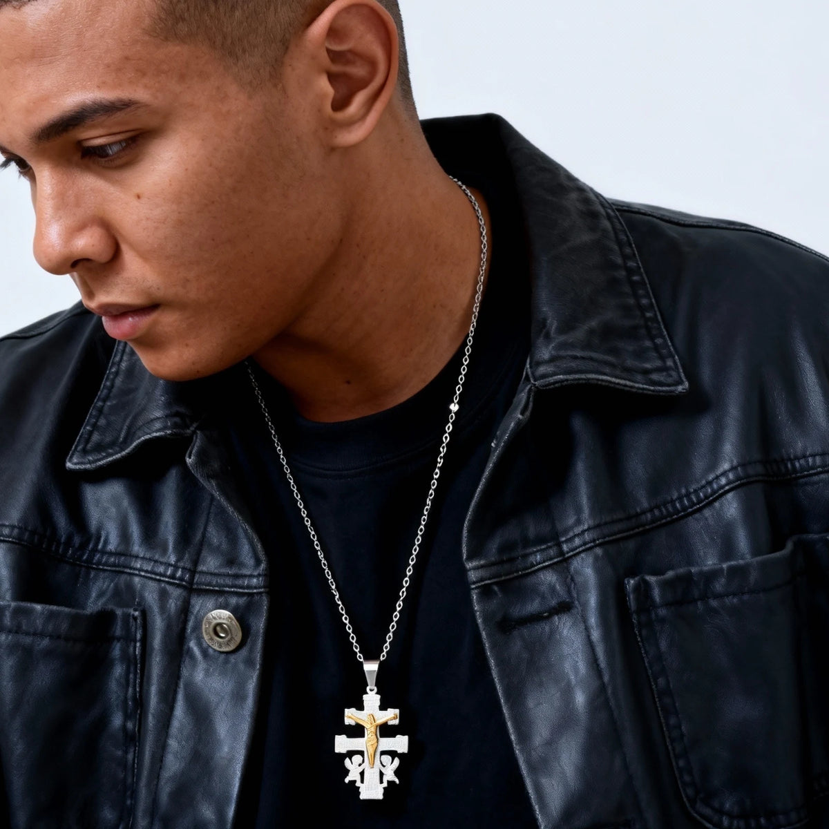 PENDRA Cross Orthodox Pendant Necklace