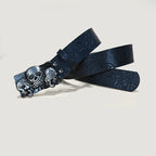 PENDRA Velaellea Leather Skull Gothic Belt