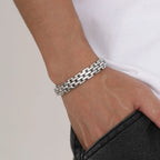 PENDRA Silver Chunky Bracelet