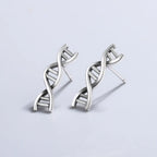 PENDRA Geometry Hoop Sterling Silver Earrings