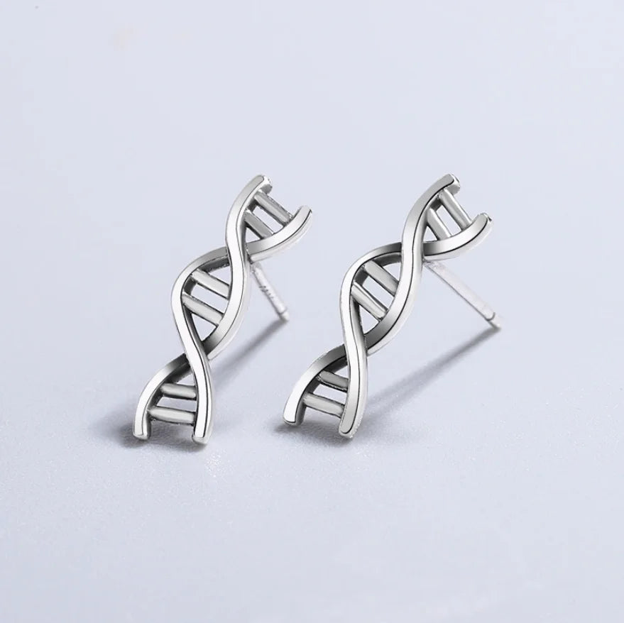 PENDRA Geometry Hoop Sterling Silver Earrings