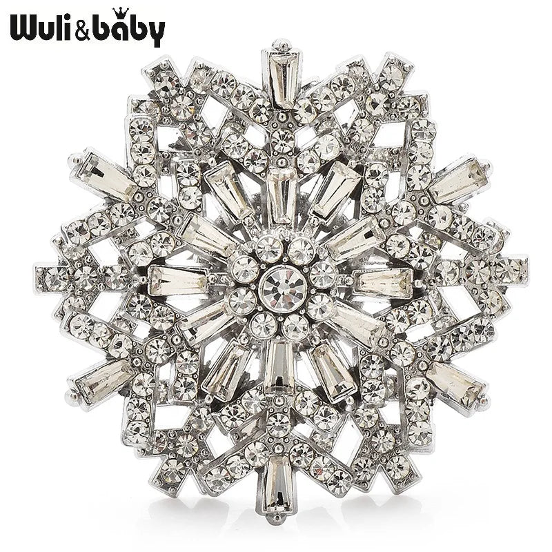 PENDRA Snowelle New Christmas Snowflake Brooch