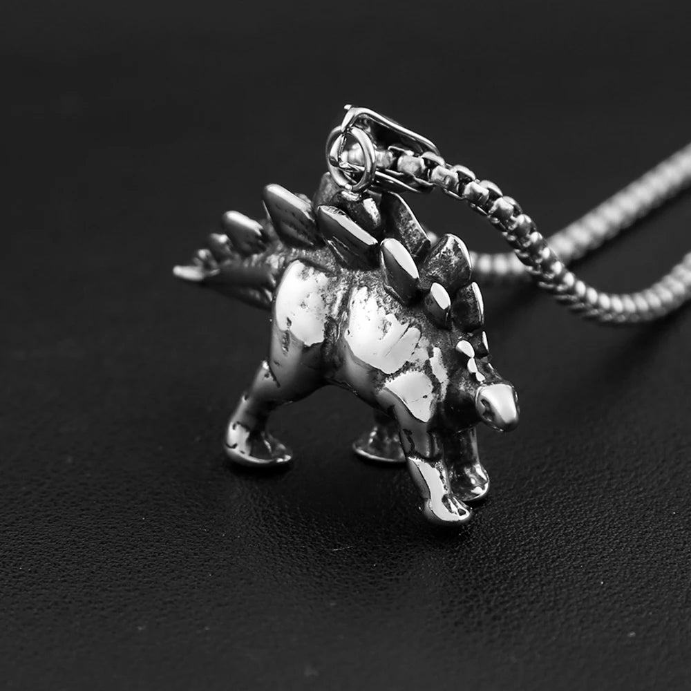 PENDRA Dinocute 316L Stainless Steel Dinosaur Pendant
