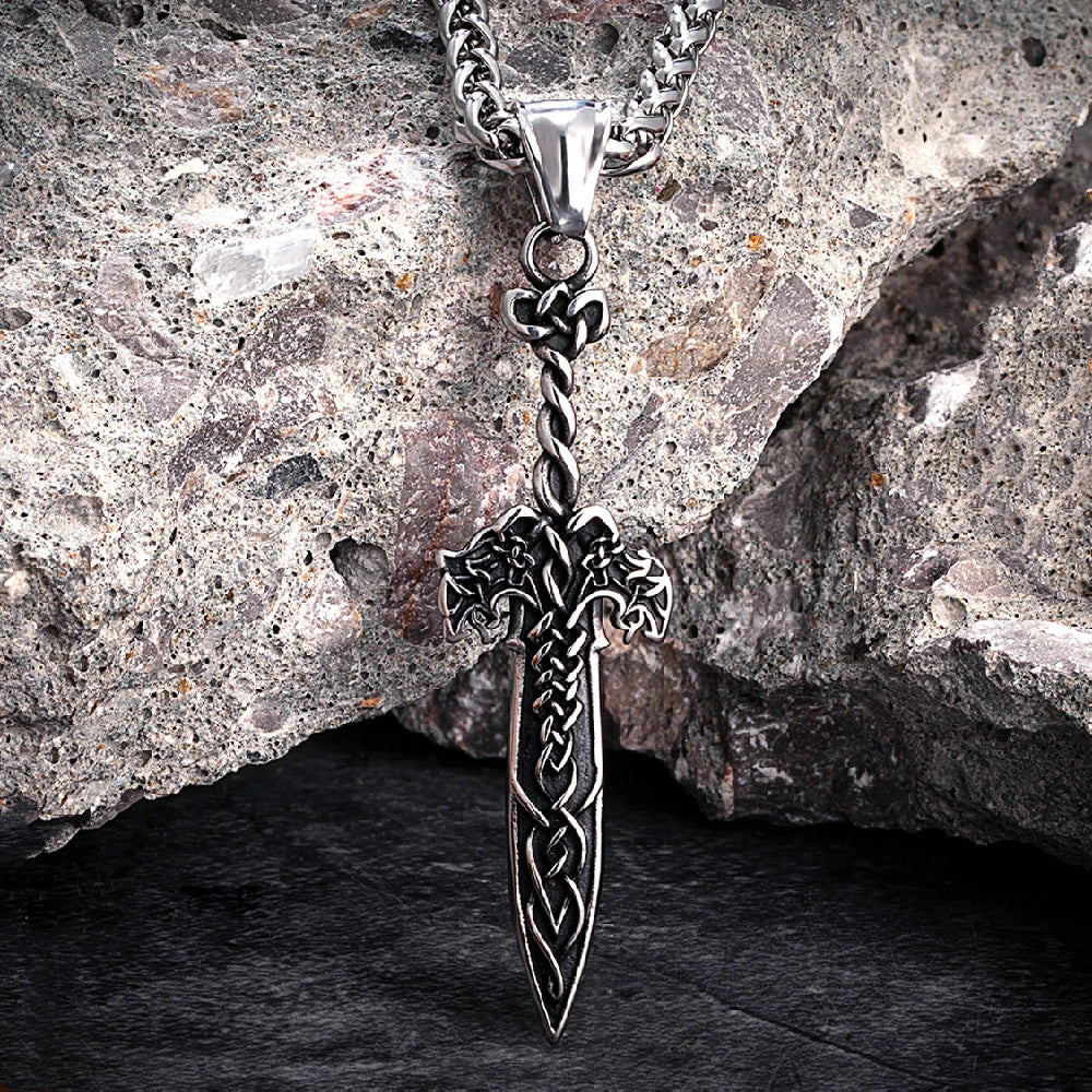 PENDRA Celtic Knot Punk Necklace