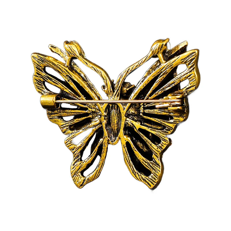 PENDRA Vintage Butterfly Brooch