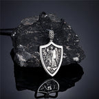 PENDRA Cross Norse Steel Necklace