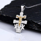 PENDRA Cross Orthodox Pendant Necklace
