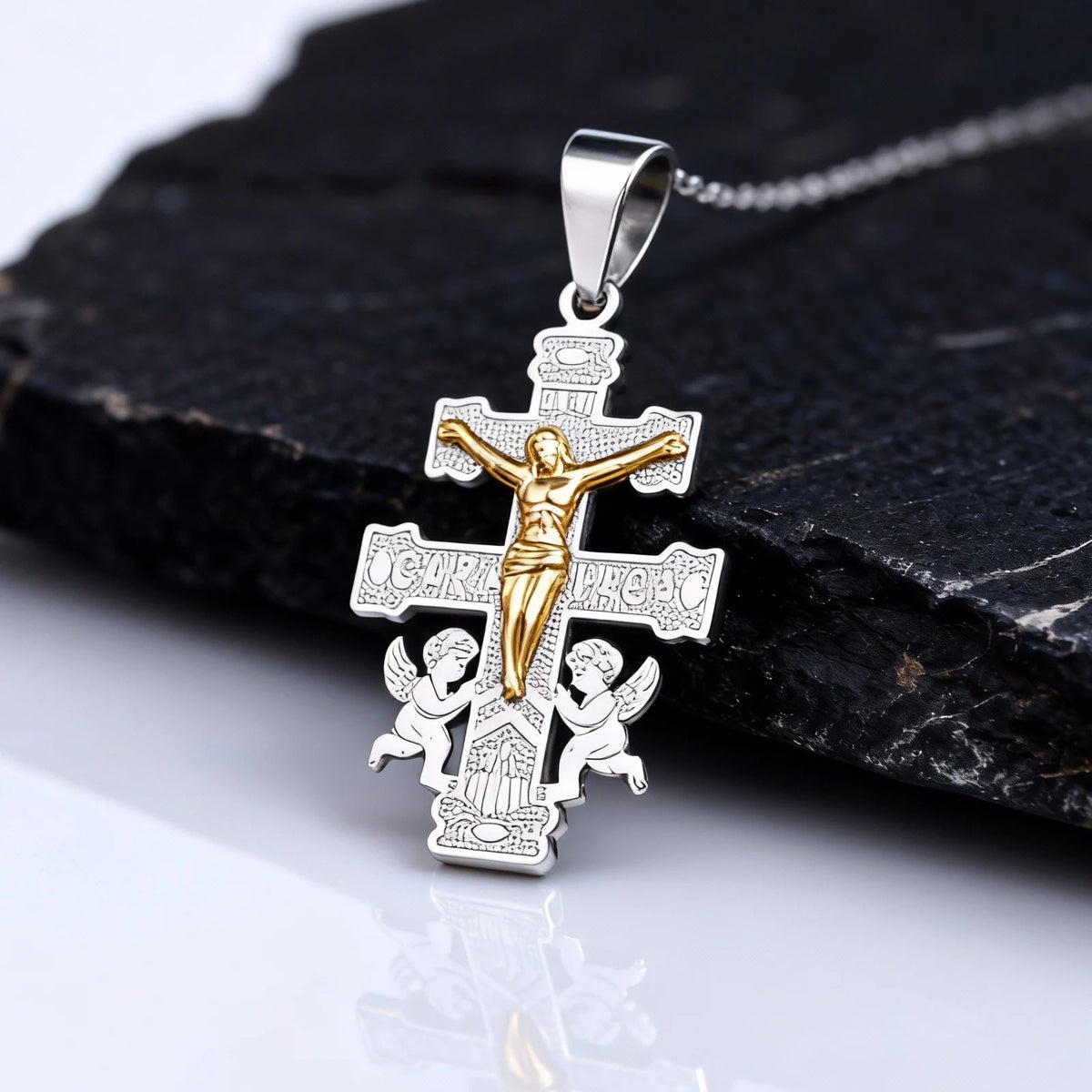 PENDRA Cross Orthodox Pendant Necklace