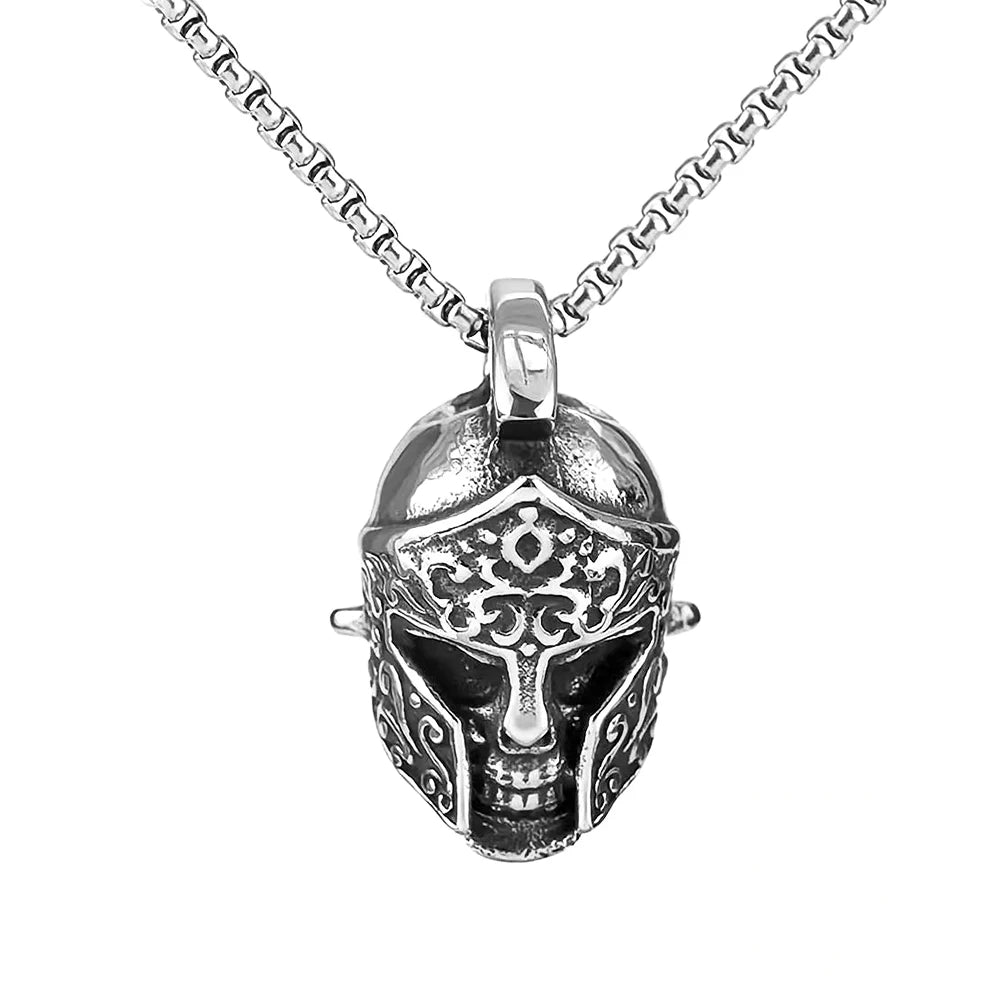 PENDRA Skullpunk Gothic Hip Hop Skull Pendant