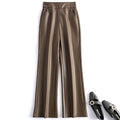 PENDRA Leather Elastic Waisted Pants