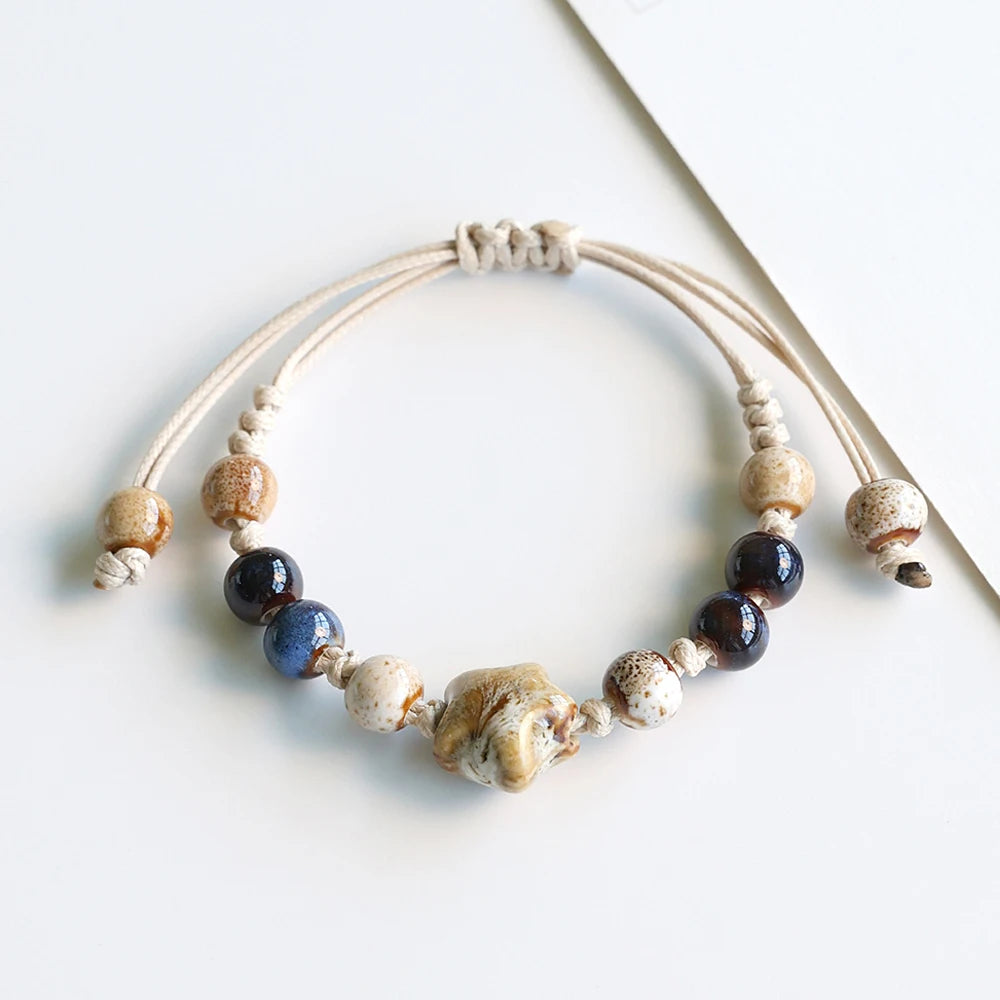 PENDRA Ceramicbead Bohemian Beaded Bracelet