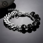 PENDRA Chain Black Steel Bracelet