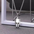 PENDRA Robotpunk Hip Hop Robot Pendant Necklace