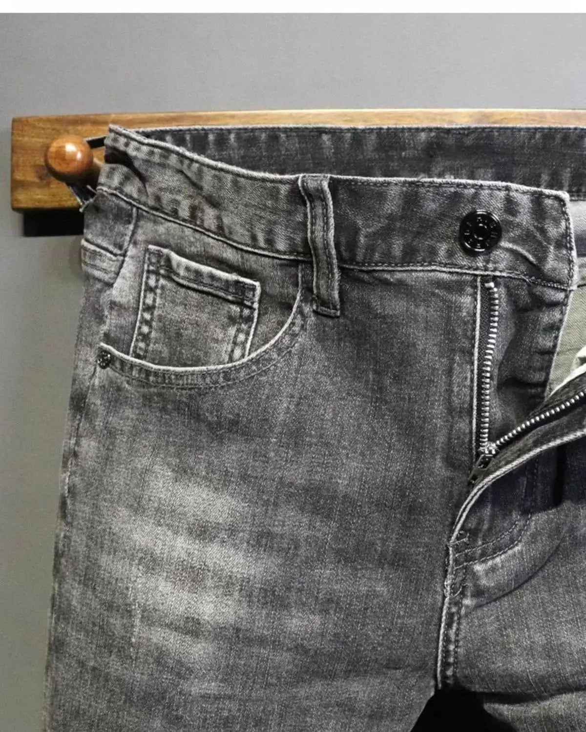 PENDRA Denim Embroidered Smoke Pants