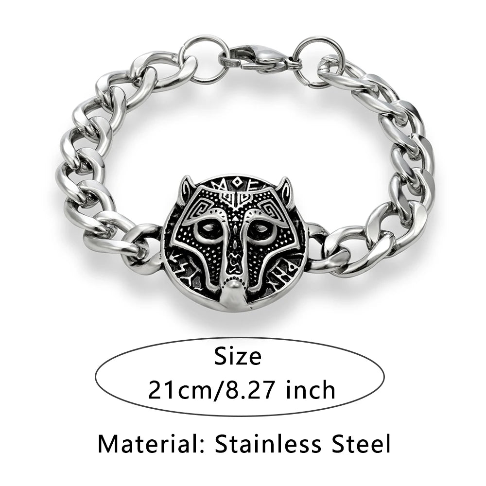 PENDRA Wolf Classic Celtic Bracelet