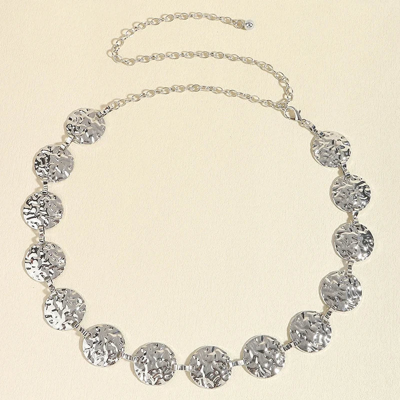 PENDRA Herayne Metal Gold Elegant Waist Chain Belt