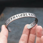 PENDRA Runeband Hollow Viking Rune Bracelet