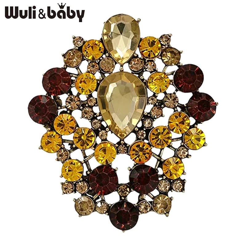 PENDRA Versailles Vintage Palace Flower Brooch