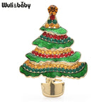 PENDRA Noelpot Pot-Shaped Christmas Tree Brooch