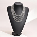 Chunky Miami Double Curb Chain Necklace for Men,Stainless Steel Curb Link Cool boy Hip Hop Chain Jewelry Gift,18/20/22/24inch