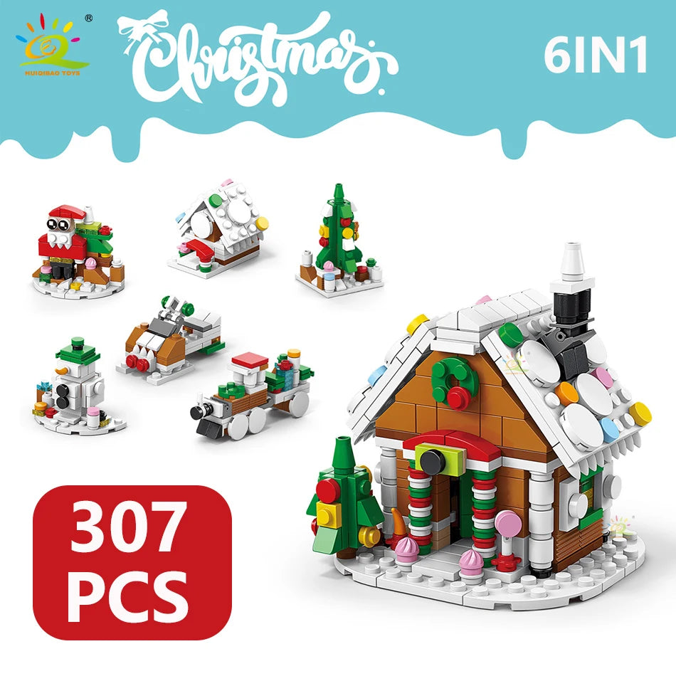 PENDRA Elk Deer Santa Building Set