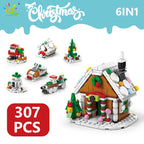 PENDRA Elk Deer Santa Building Set
